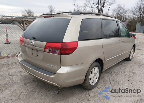 2004 Toyota Sienna Le из США, поврежденный, VIN 5TDZA23C44S041742